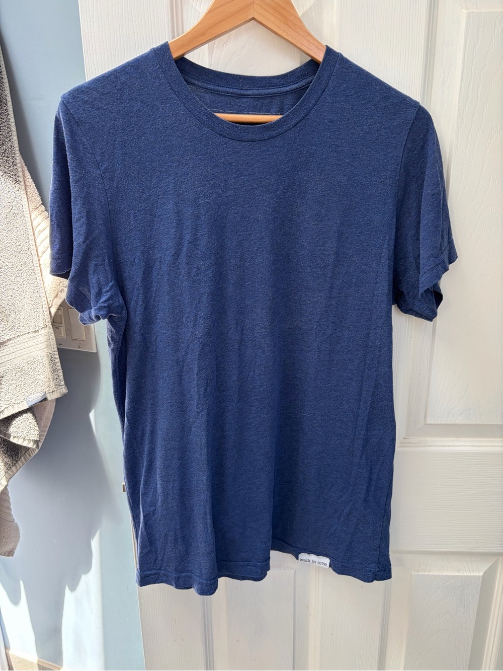 Classic Men's Crew Neck Walk in Love T-Shirt